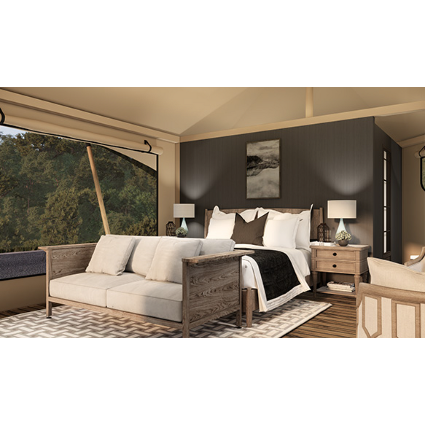 DR69 - Extra-Large Double Room Safari Tent