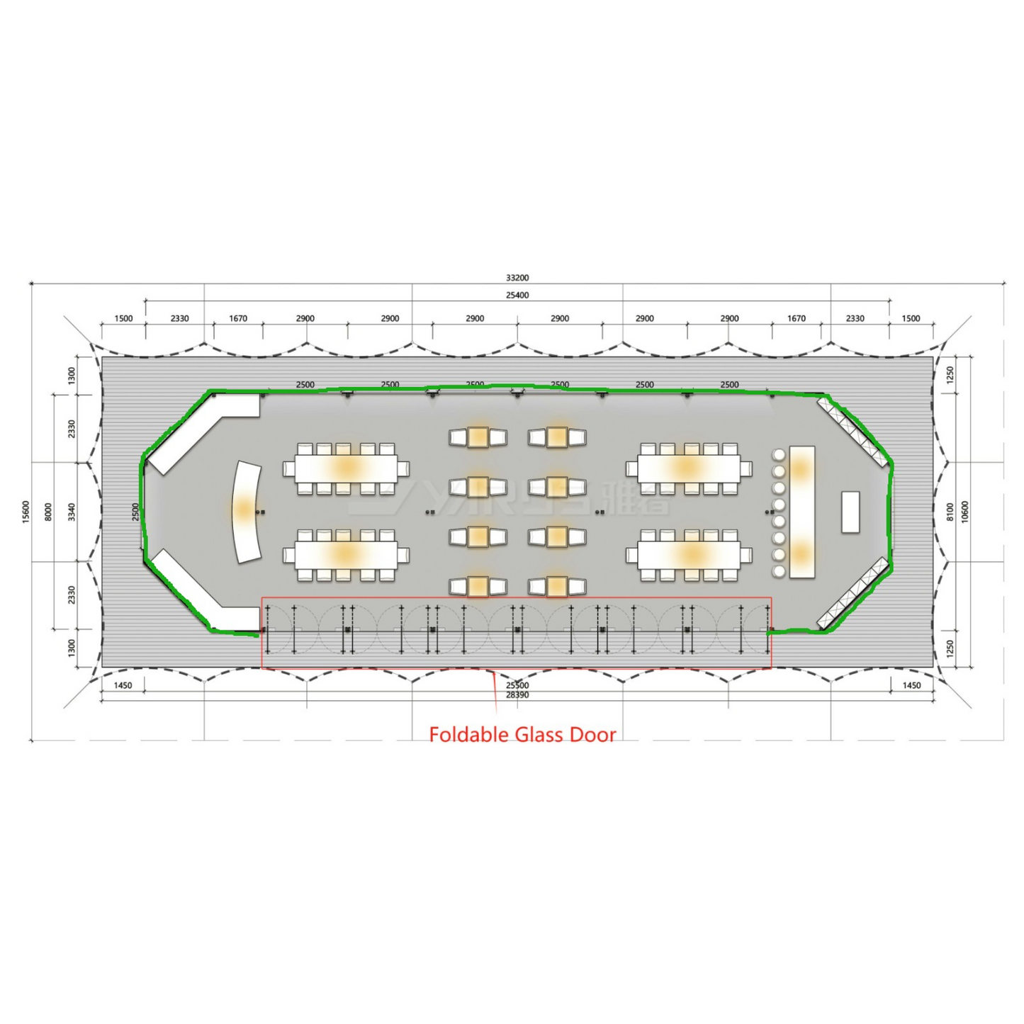 ER193 - Premium Executive Room Stretch Tent