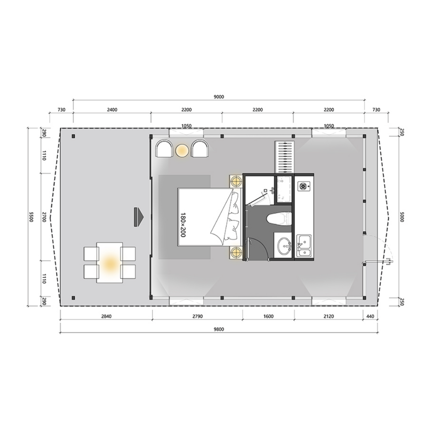 C45 - High Quality Safari Tent