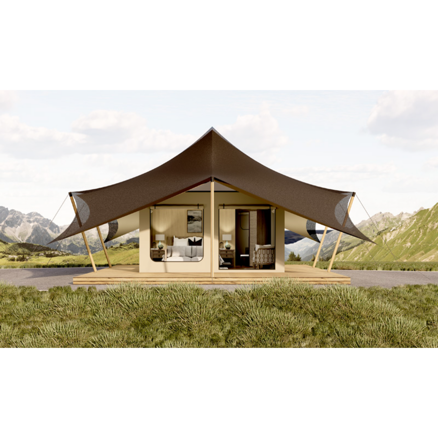 DR69 - Extra-Large Double Room Safari Tent