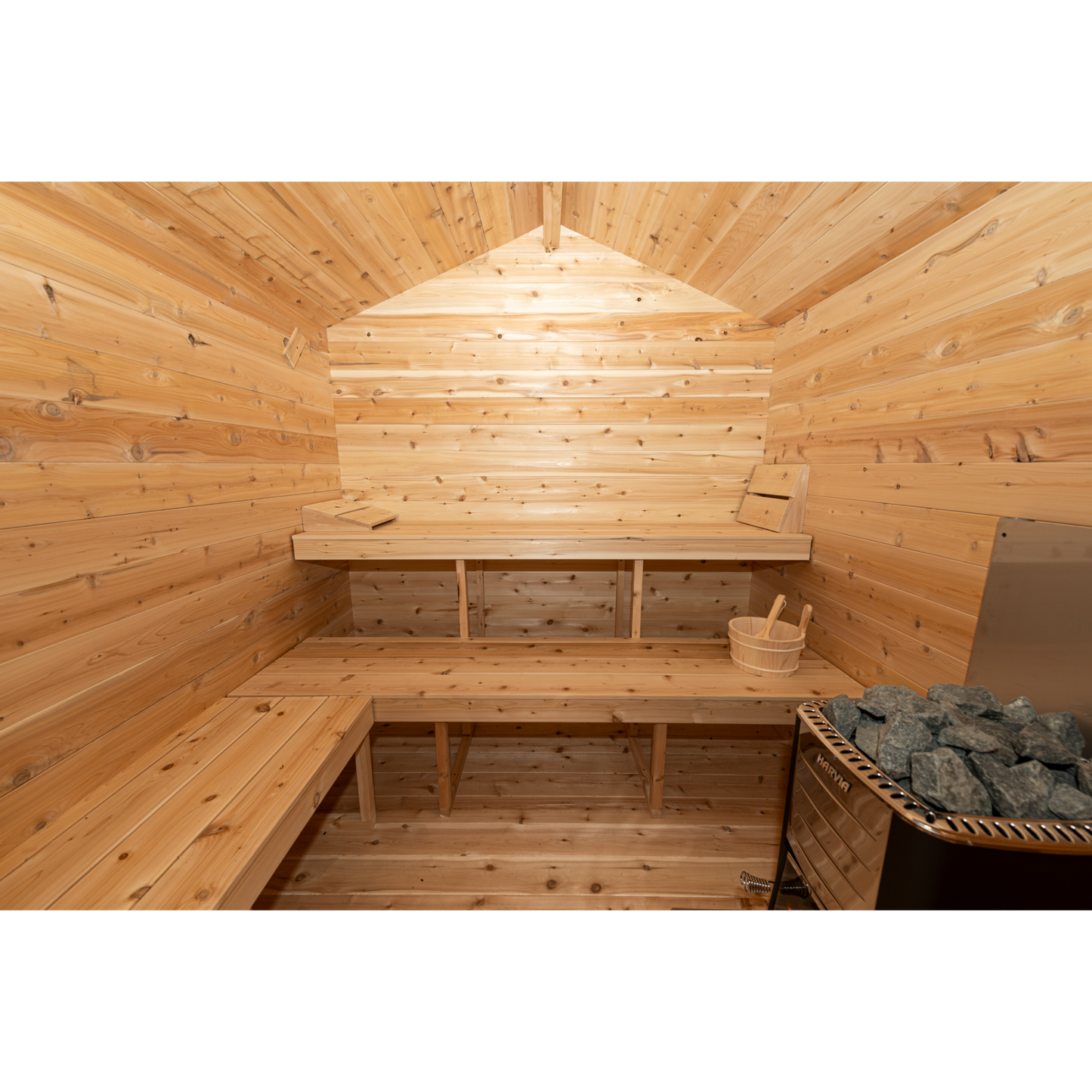 CT GEORGIAN CABIN SAUNA WITH CHANGEROOM