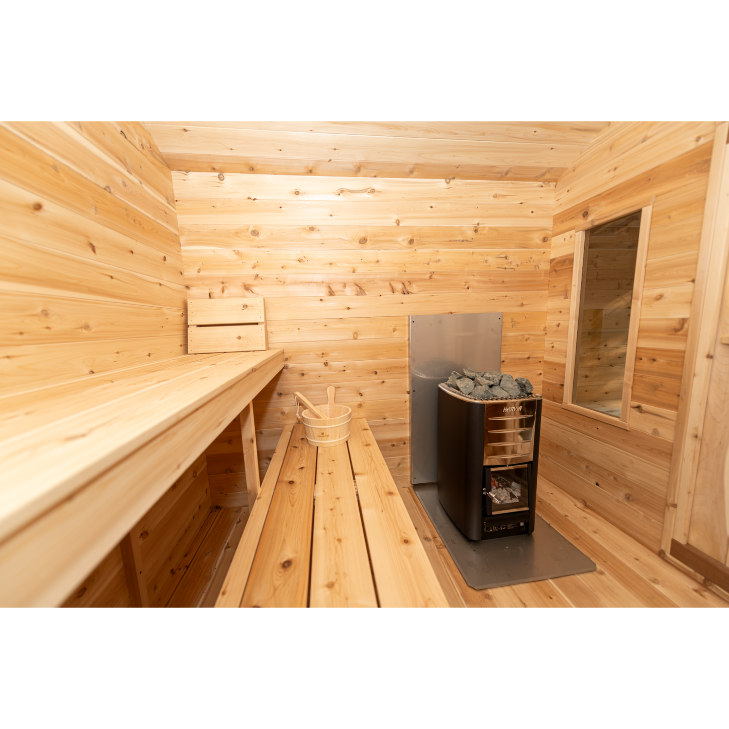 CT GEORGIAN CABIN SAUNA WITH CHANGEROOM