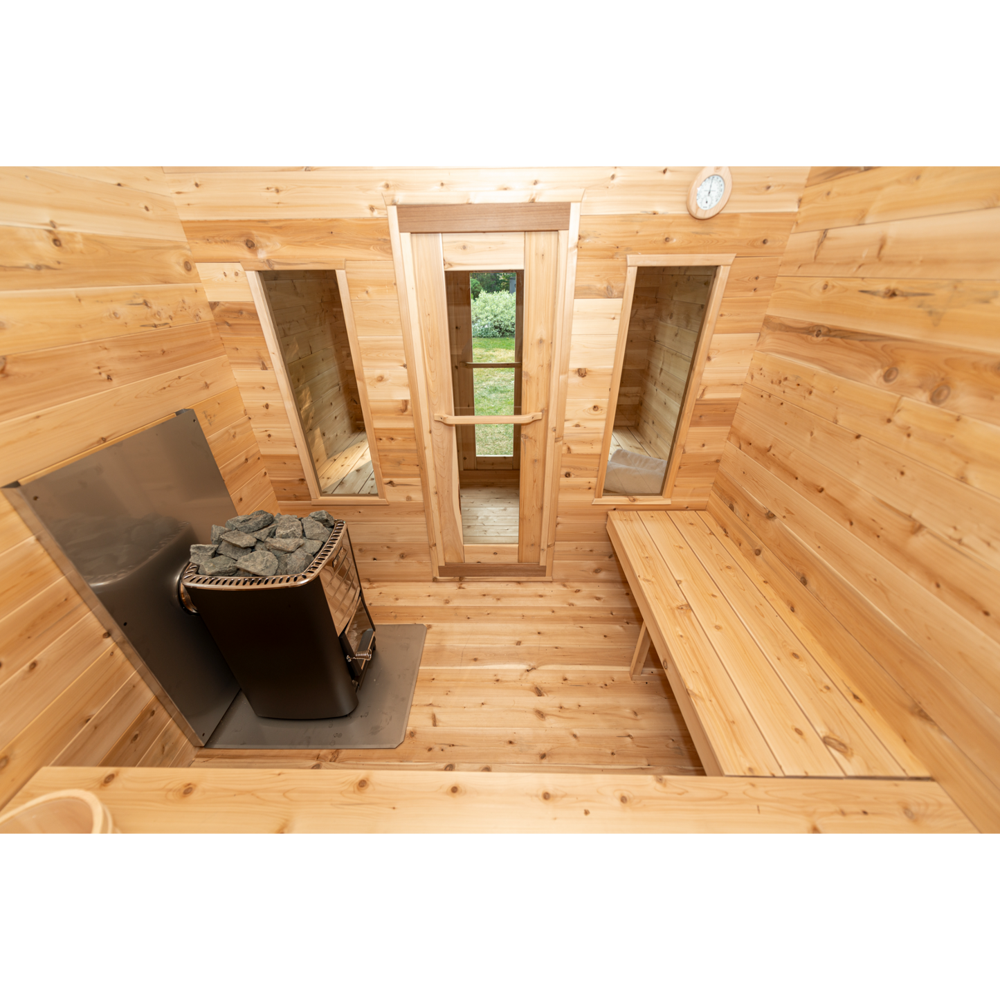 CT GEORGIAN CABIN SAUNA WITH CHANGEROOM