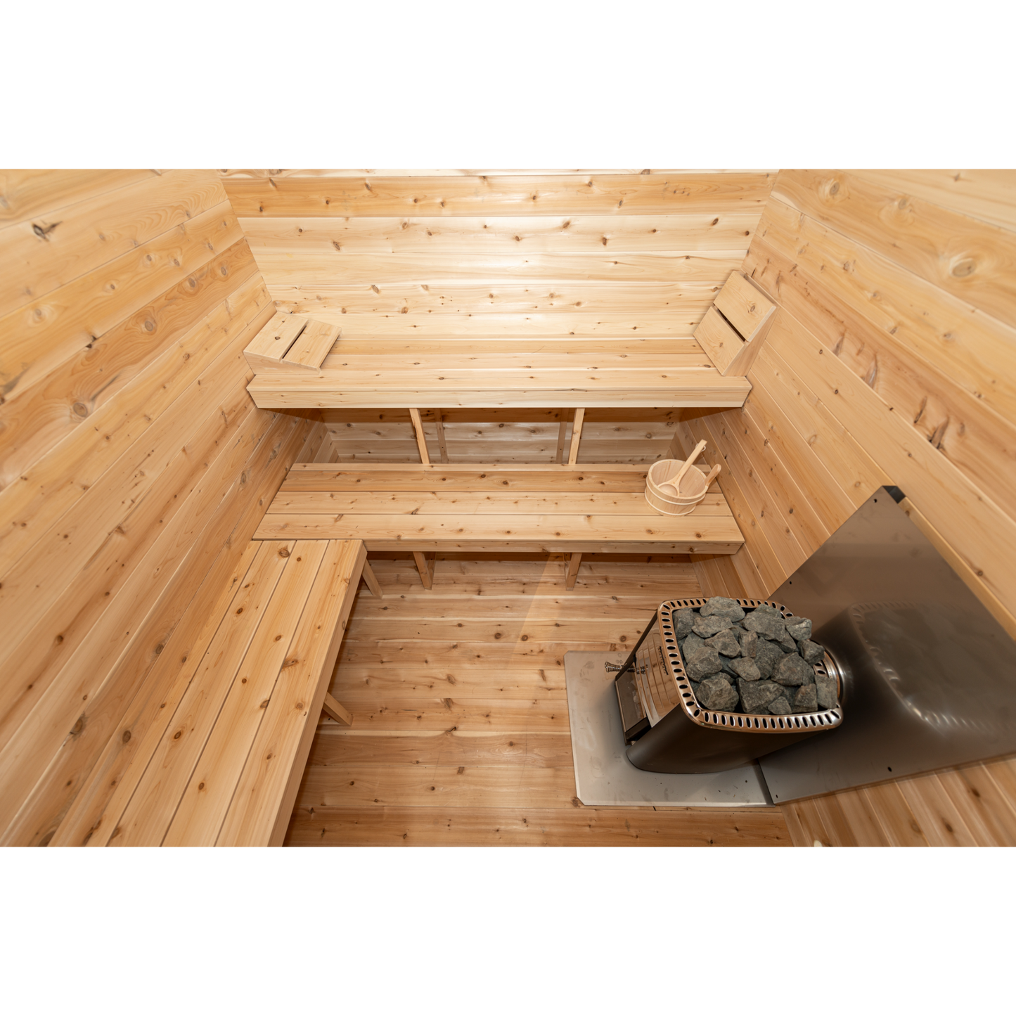 CT GEORGIAN CABIN SAUNA WITH CHANGEROOM