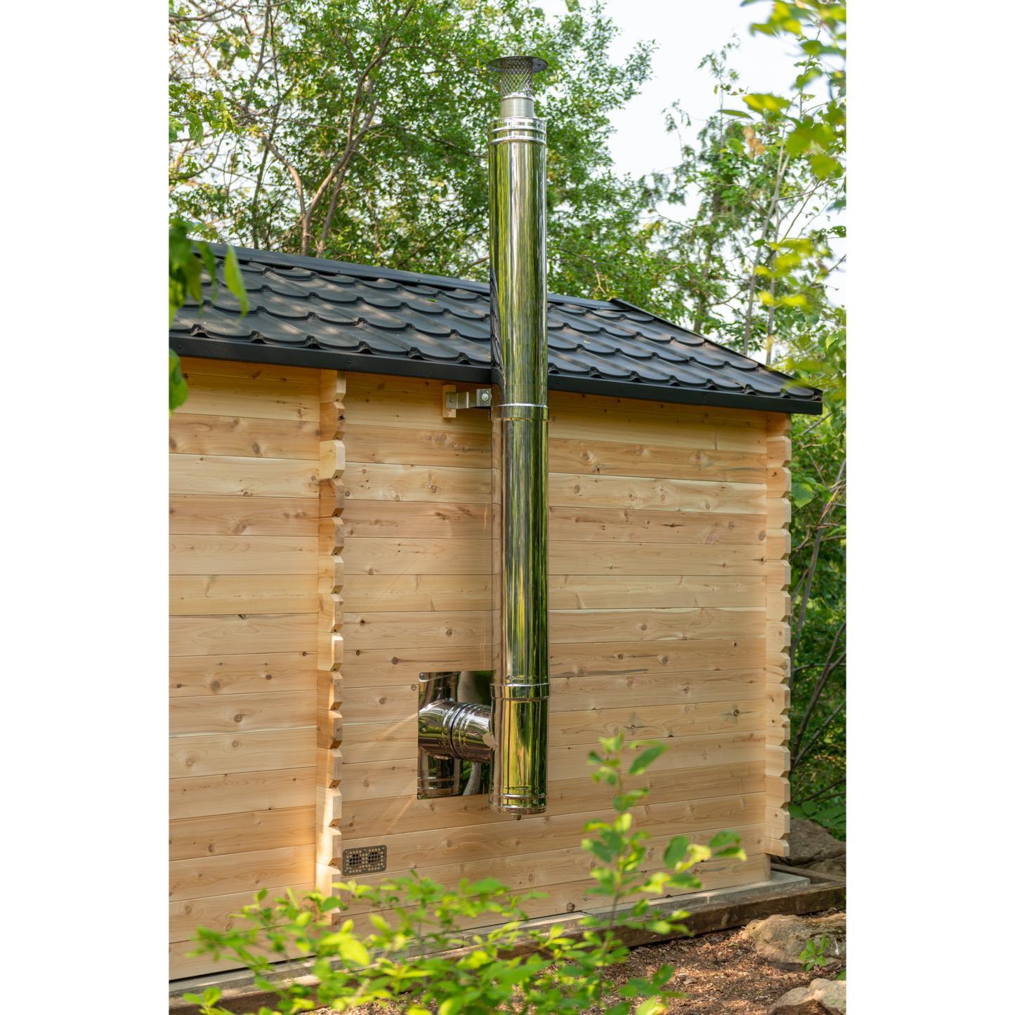 CT GEORGIAN CABIN SAUNA WITH CHANGEROOM