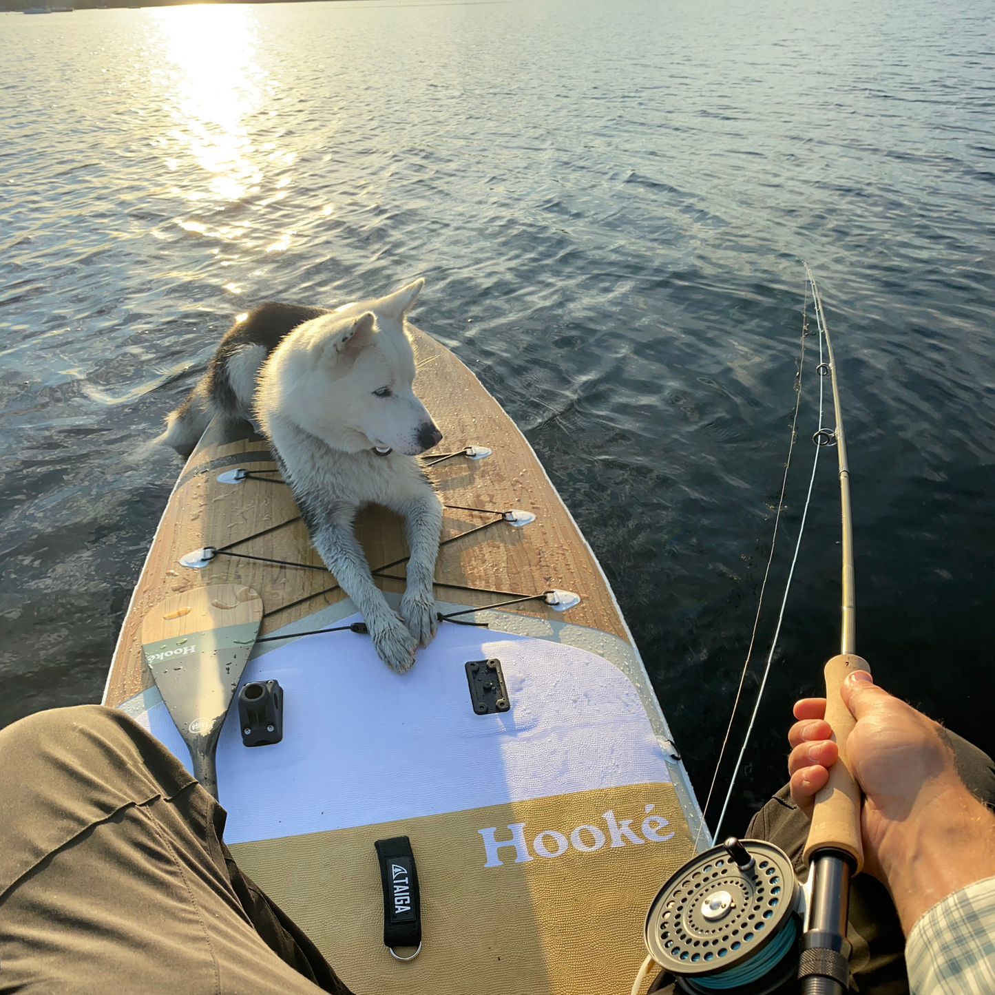 HOOKÉ AIR 11'6'' - INFLATABLE PADDLE BOARD (DELUXE FISHING KIT)