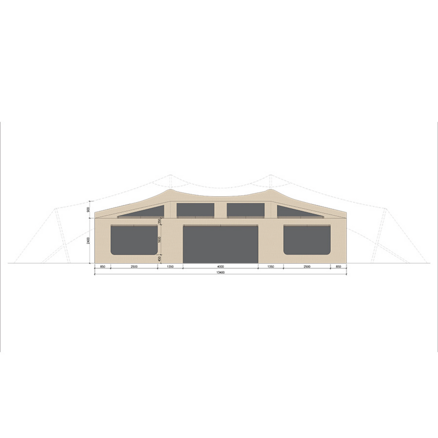 TR87 - Deluxe Family Stretch Tent