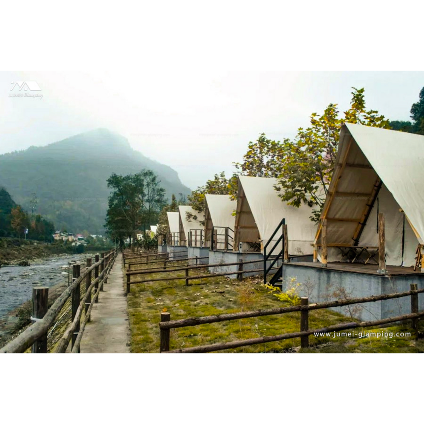 AX17 - Basic Safari Tent with Small Veranda