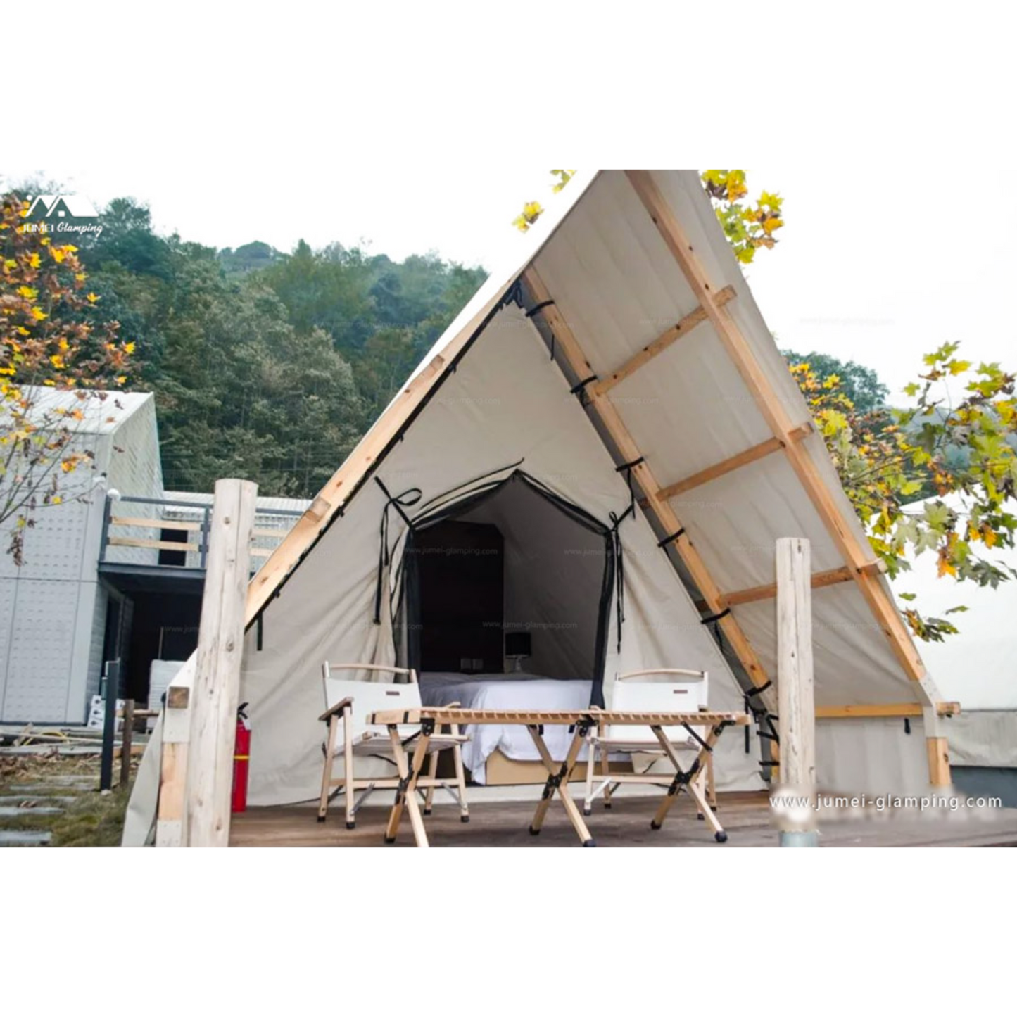 AX17 - Basic Safari Tent with Small Veranda