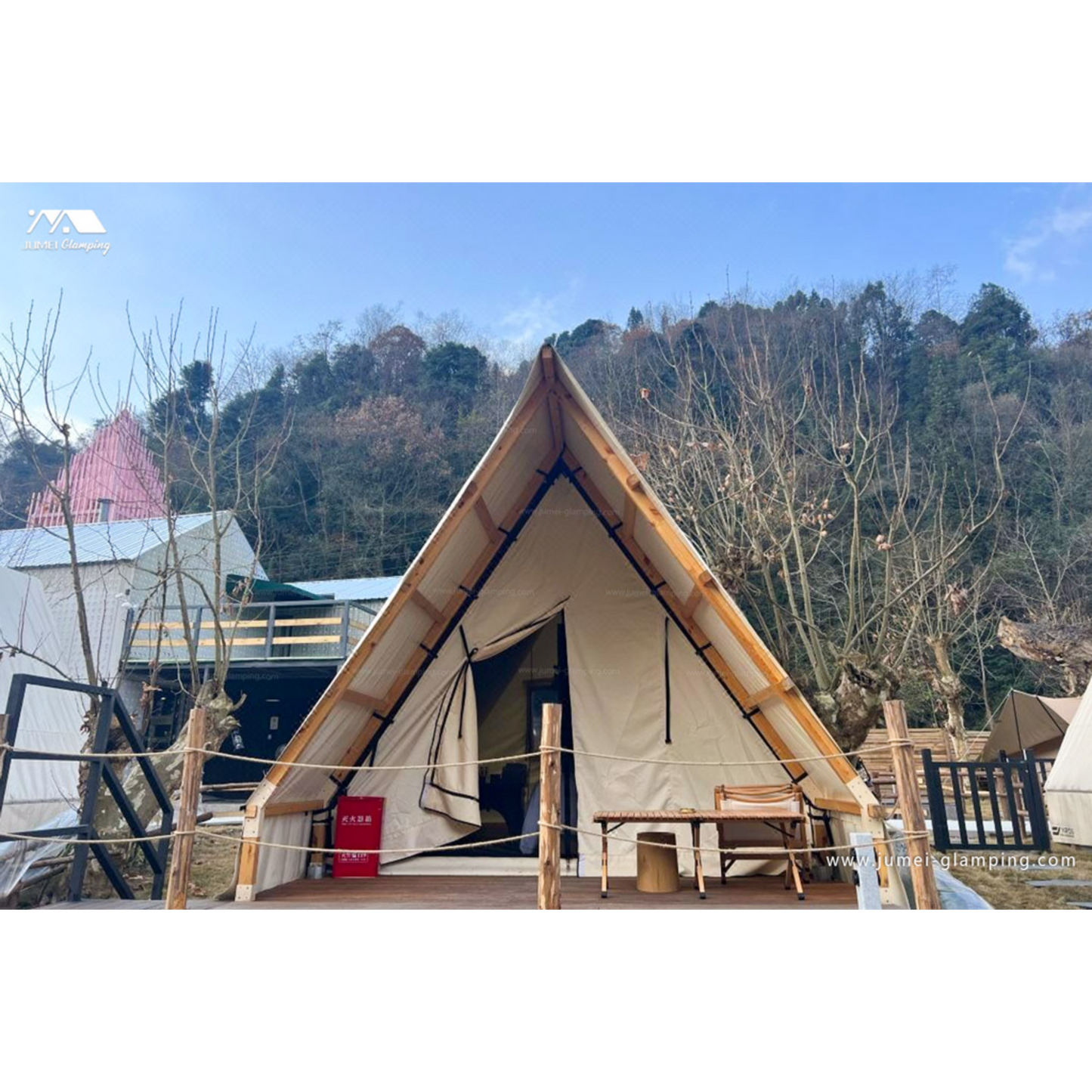 AX17 - Basic Safari Tent with Small Veranda