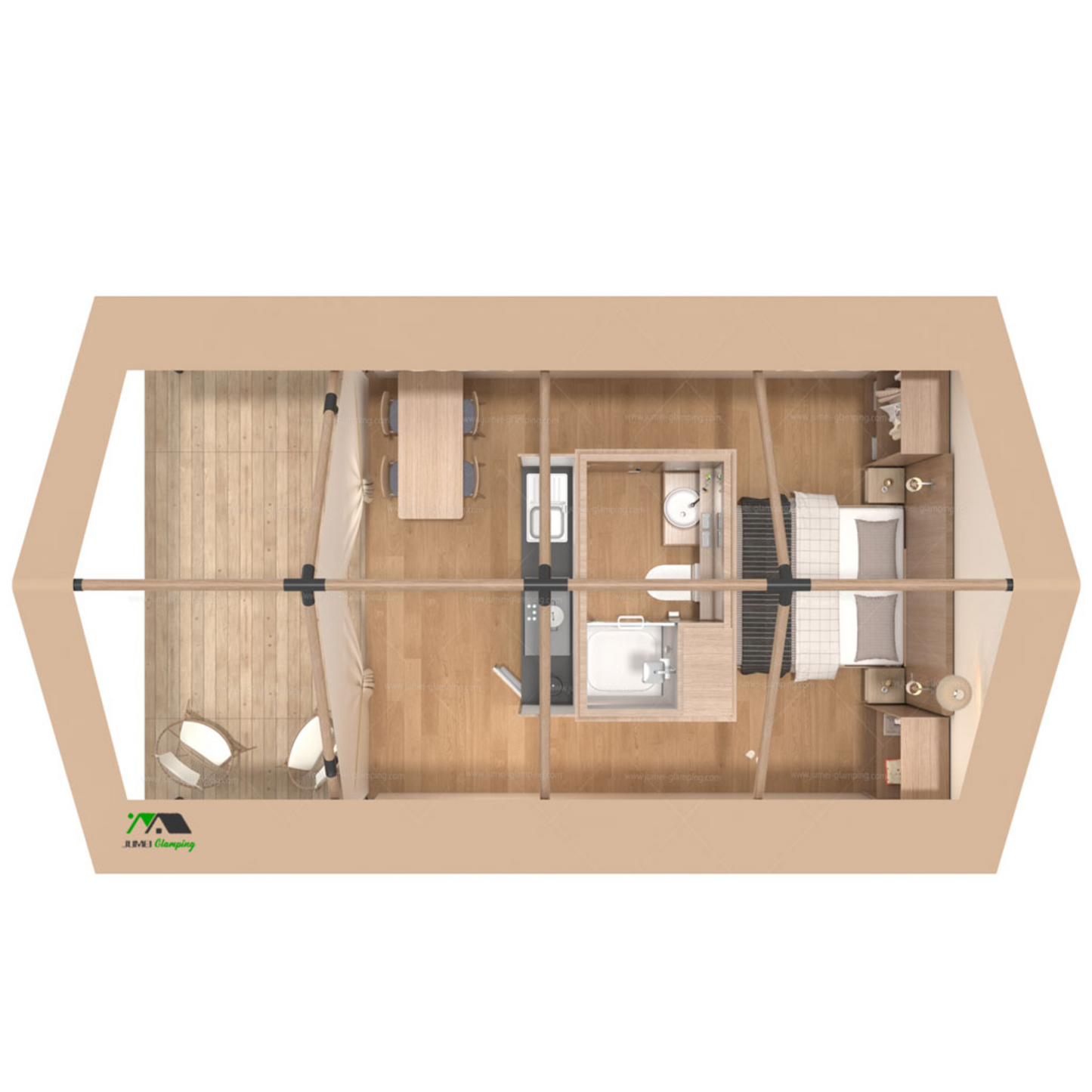 B45 - Luxury Safari Tent