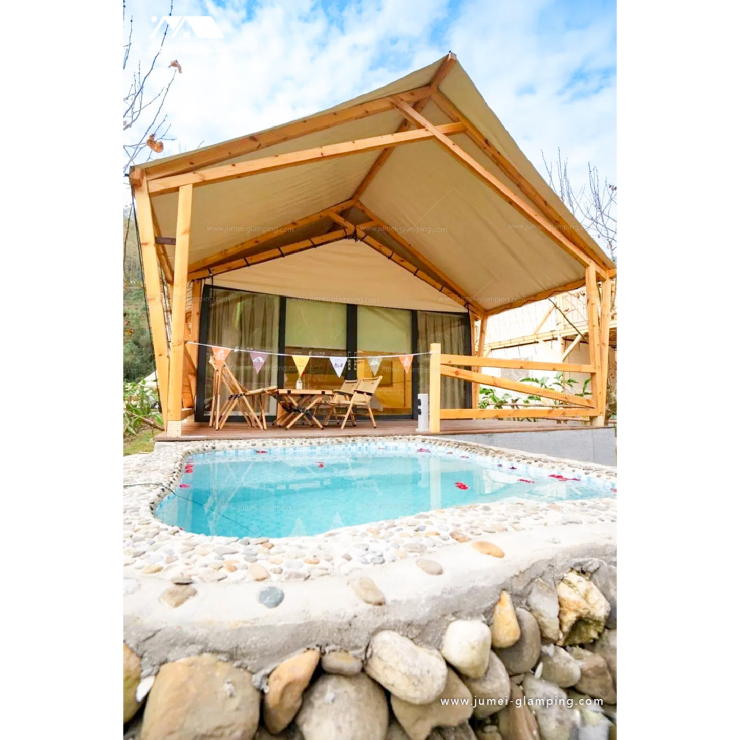 AL30 - Two-Story Basic Safari Tent