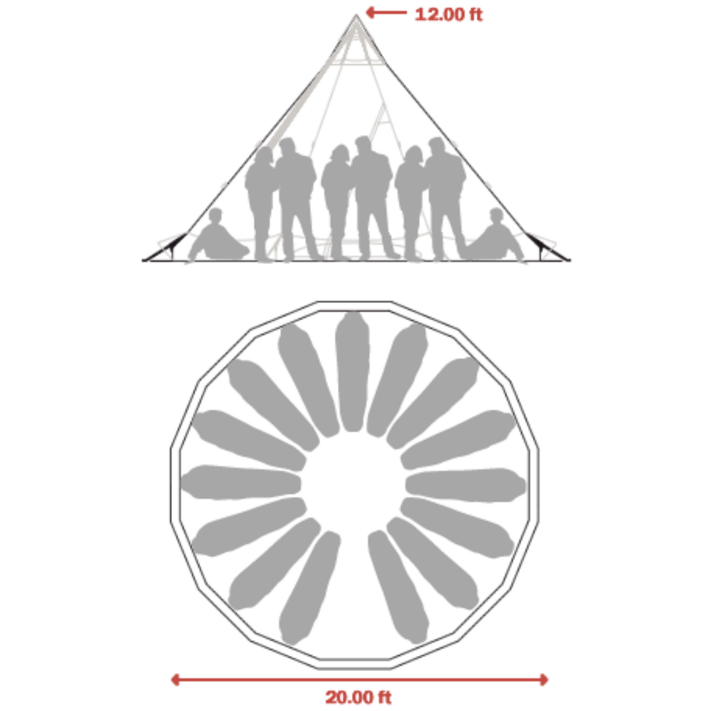 Tentipi Zirkon 15 CP Canvas Tent