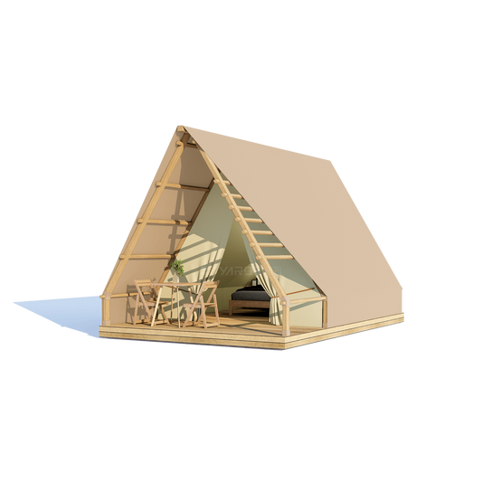 AX17 - Basic Safari Tent with Small Veranda