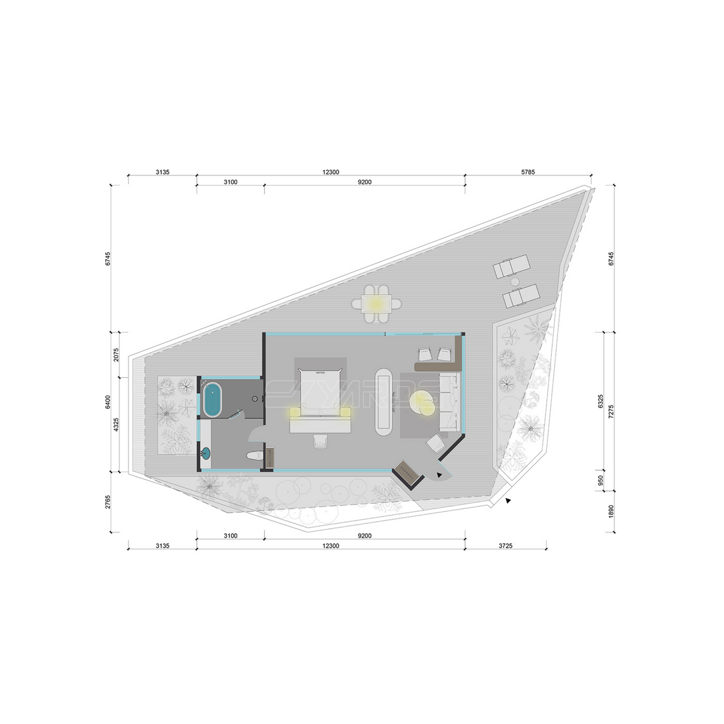 FS Luxury Tiny House With XL Terrace