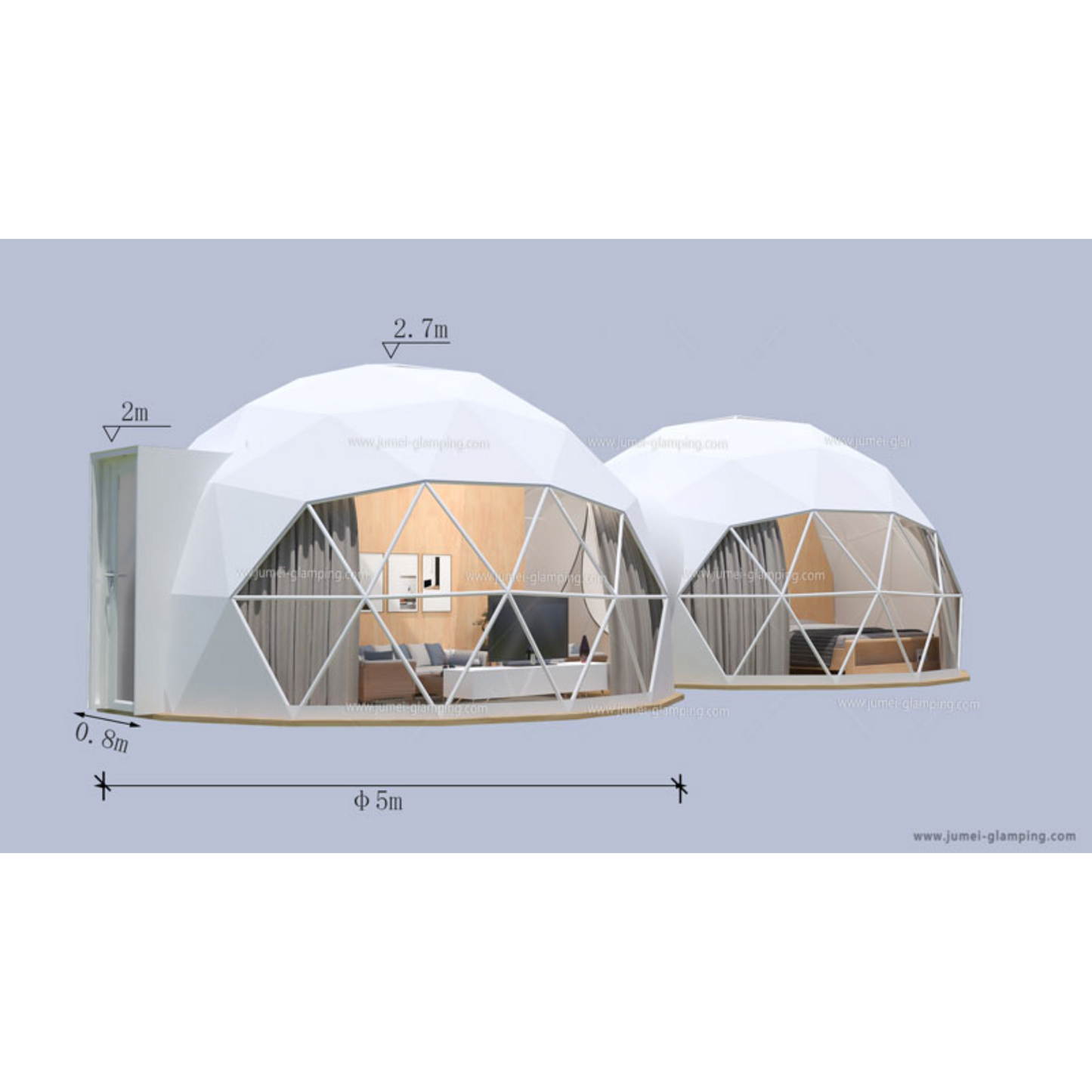 5M Glamping Dome