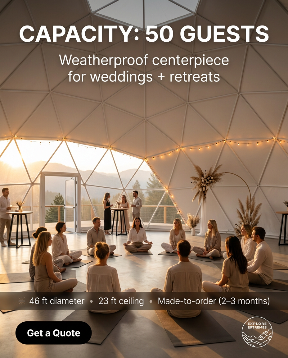Custom 14M Glamping Dome