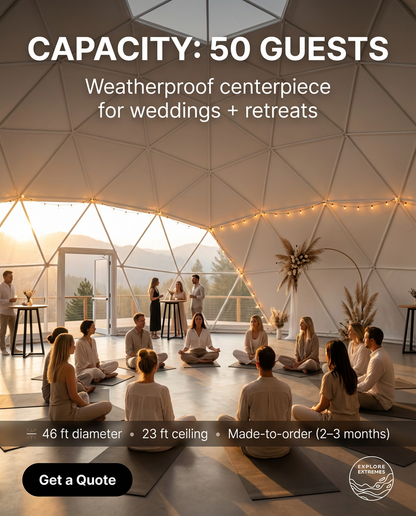 Custom 14M Glamping Dome