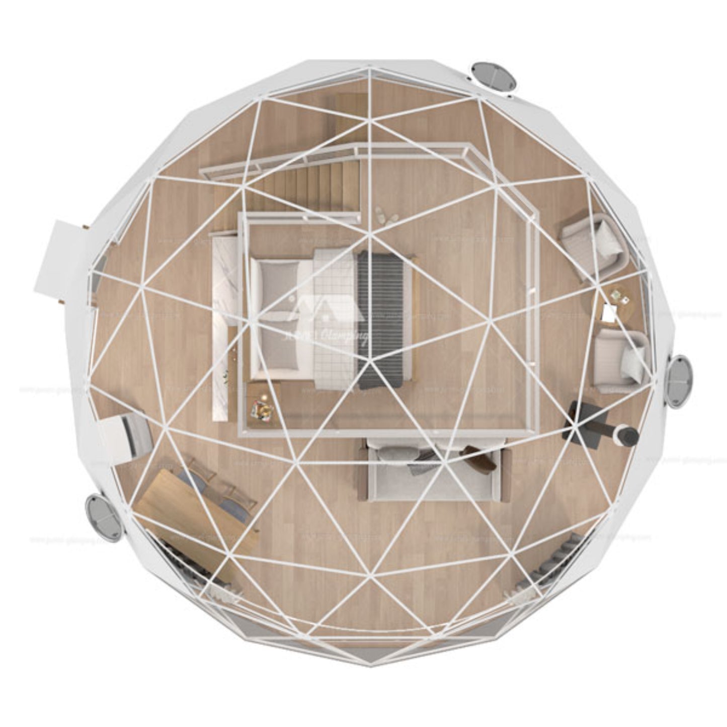 8M Glamping Dome