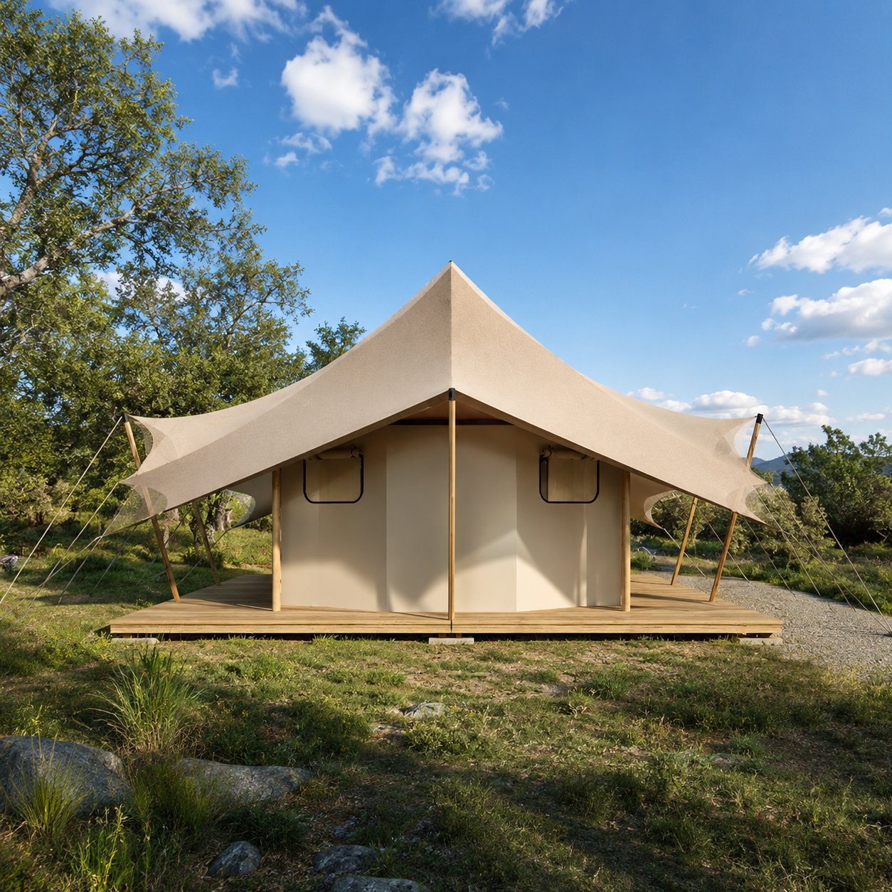 DR69 - Extra-Large Double Room Stretch Tent