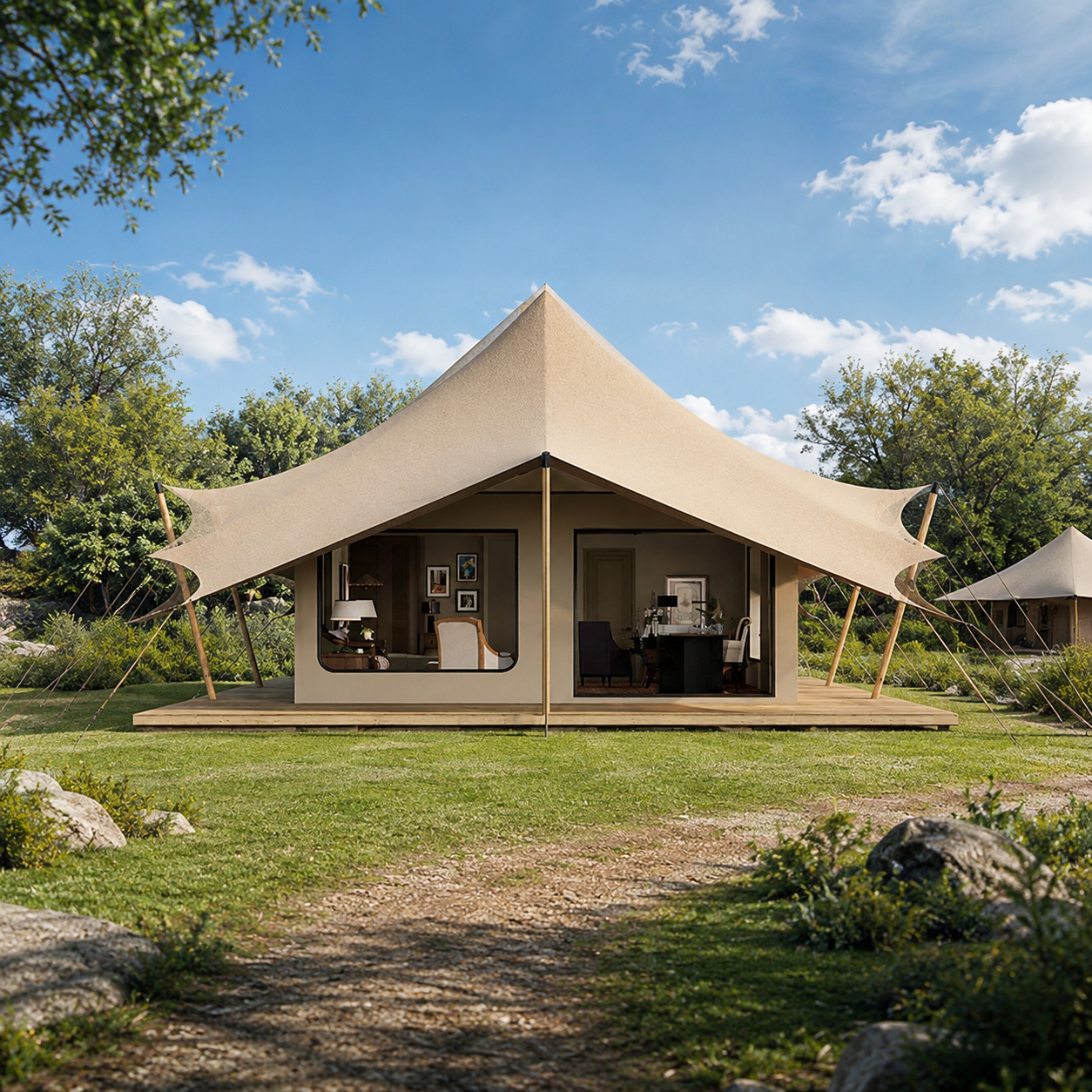 DR69 - Extra-Large Double Room Stretch Tent