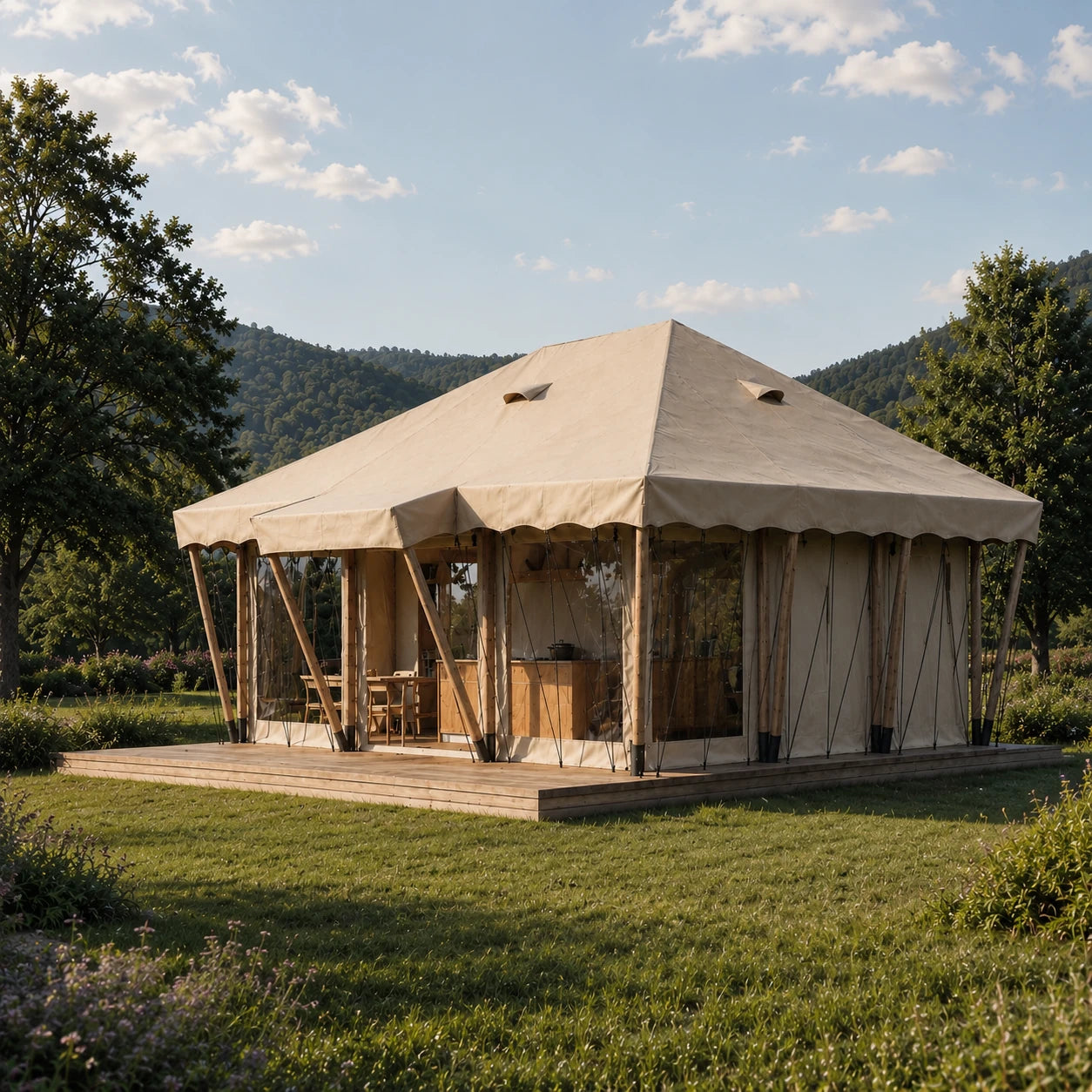 S36 - Exquisite Glamping Safari Tent