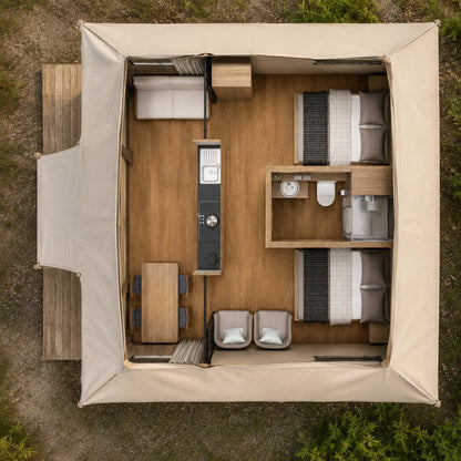 S36 - Exquisite Glamping Safari Tent