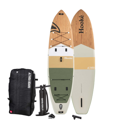 Front view of the Hooké x TAIGA 11'6 - SUP fishing