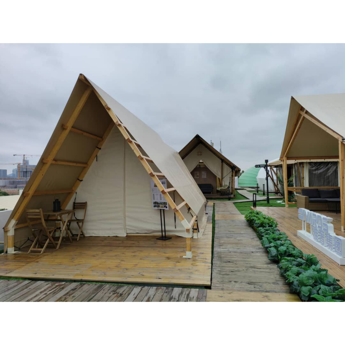 AX17 - Basic Safari Tent with Small Veranda