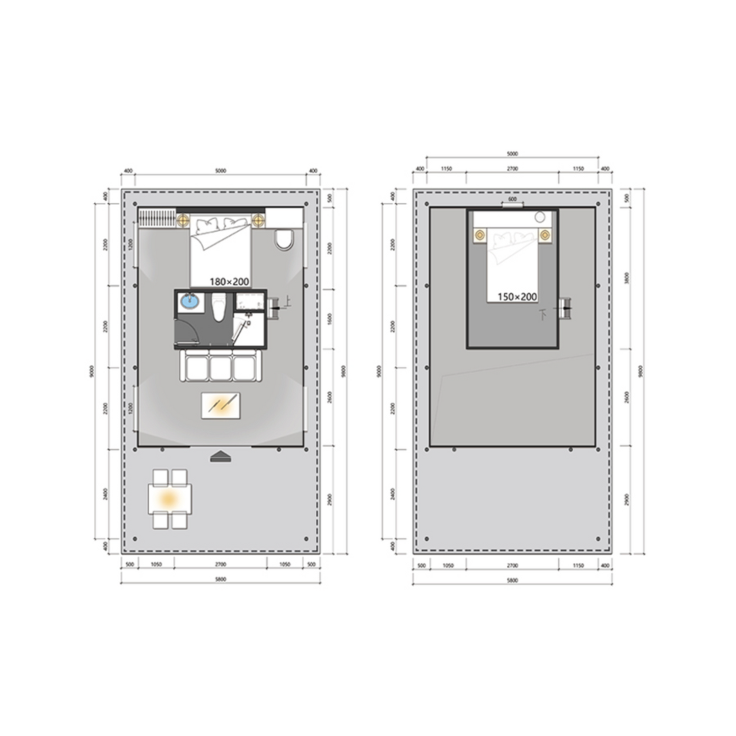 B45 - Luxury Safari Tent with Attic