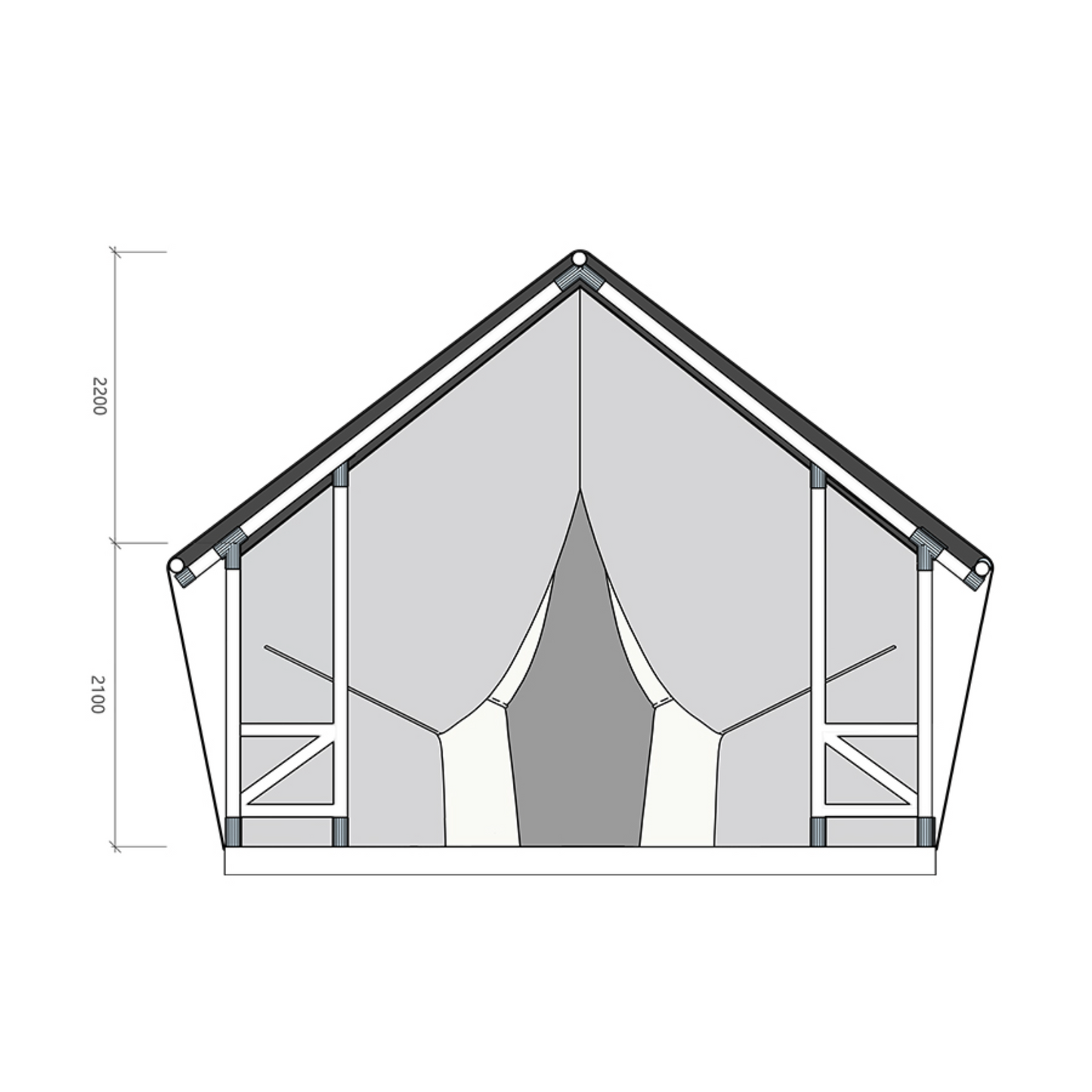 B45 - Luxury Safari Tent with Attic