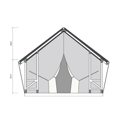 B45 - Luxury Safari Tent with Attic