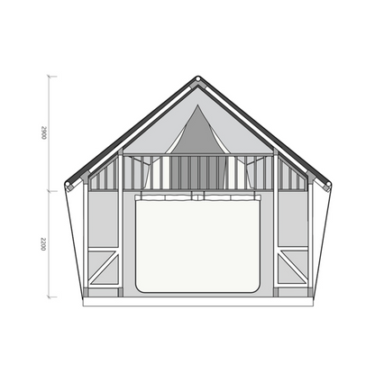 BGL45 - Deluxe Two-Story Safari Tent