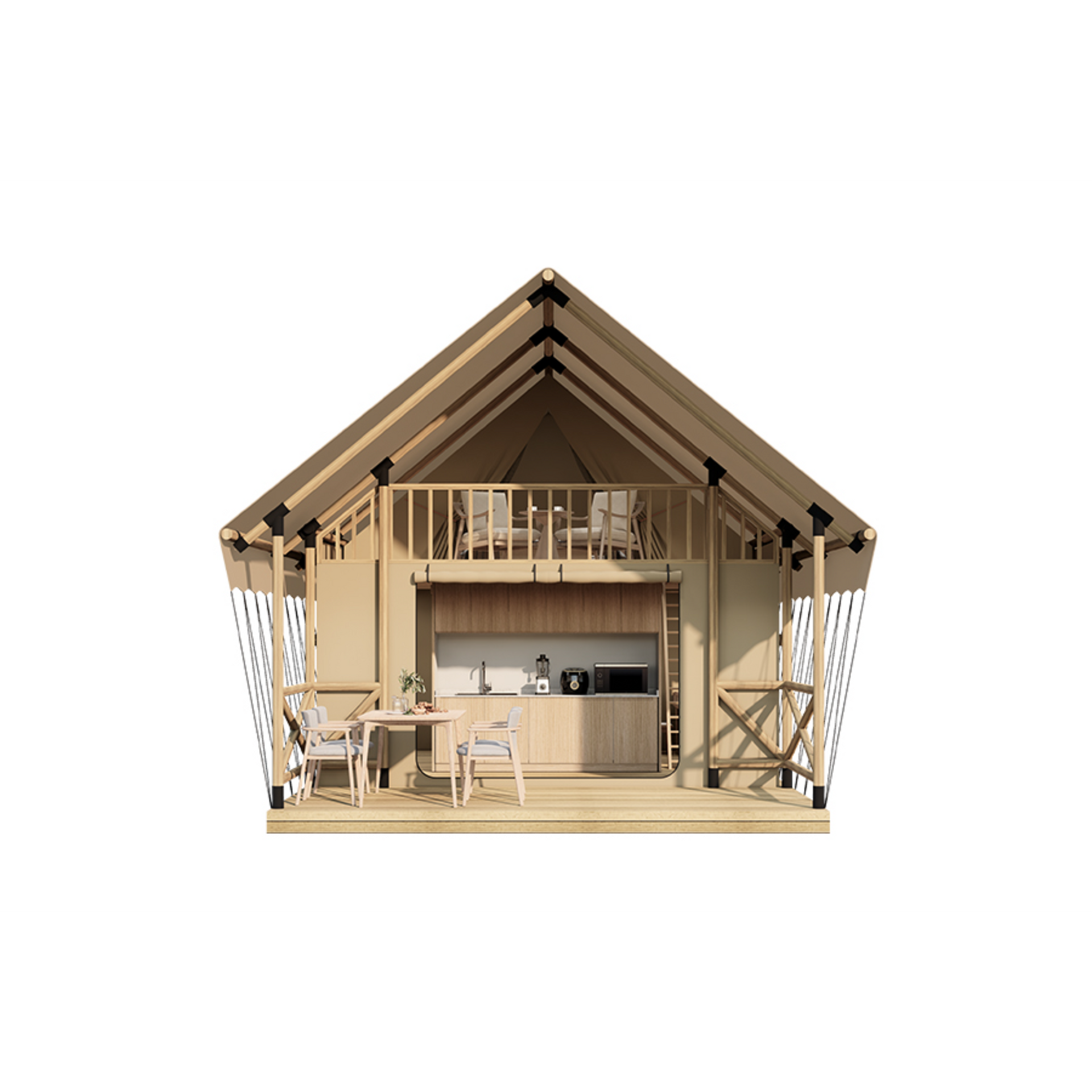BGL45 - Deluxe Two-Story Safari Tent – Explore Extremes