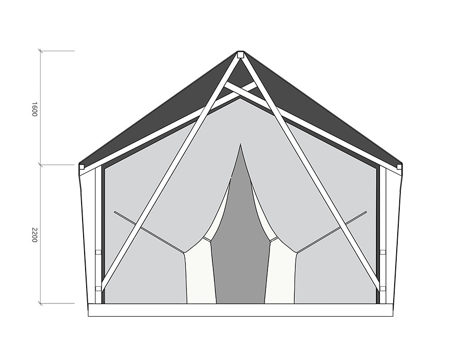 A15 - Mini & Low-Cost Basic Safari Tent