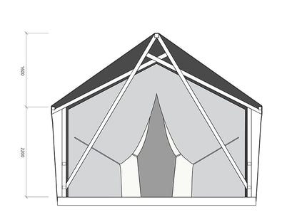A15 - Mini & Low-Cost Basic Safari Tent