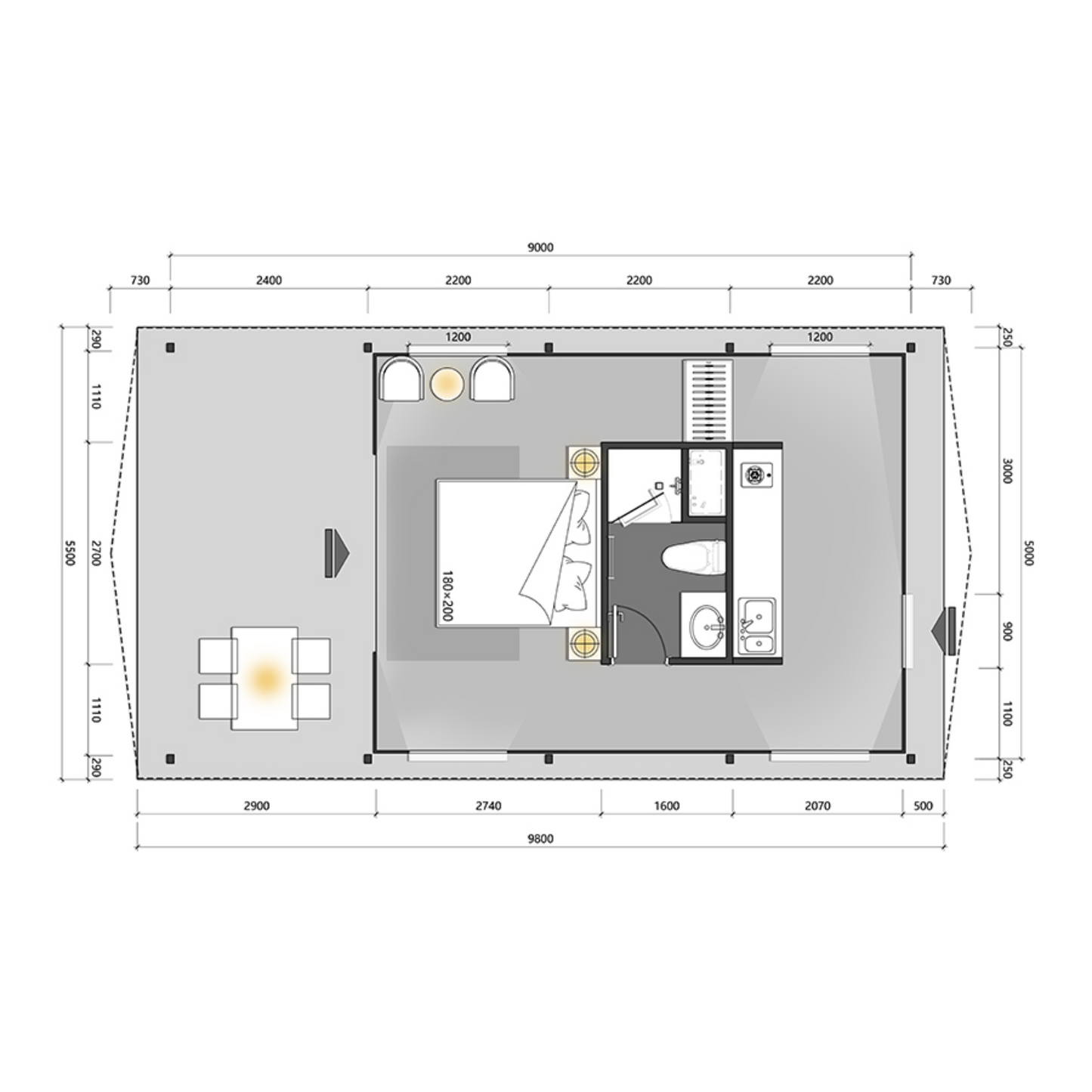 E45 - Sunroom Safari Tent