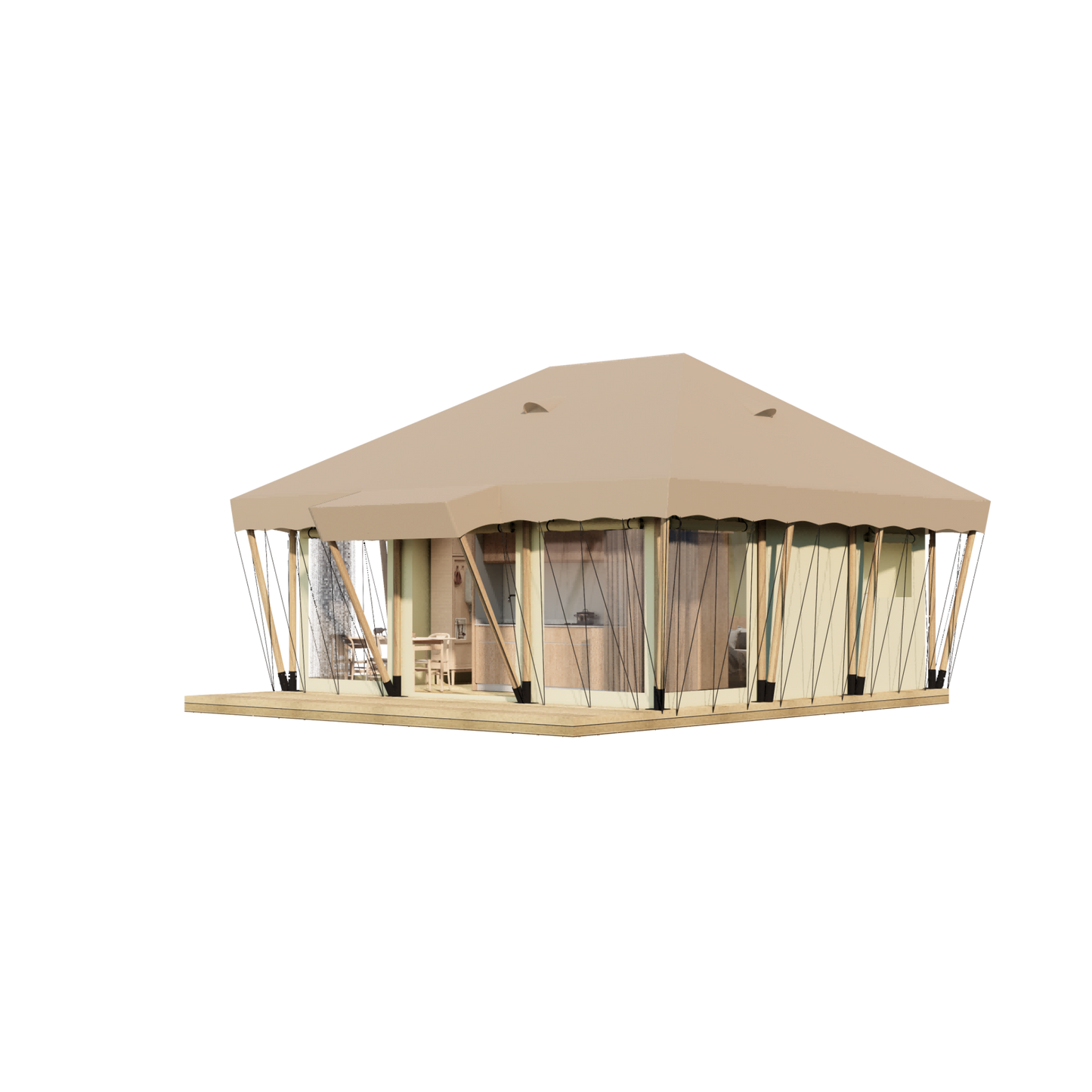 S36 - Exquisite Glamping Safari Tent