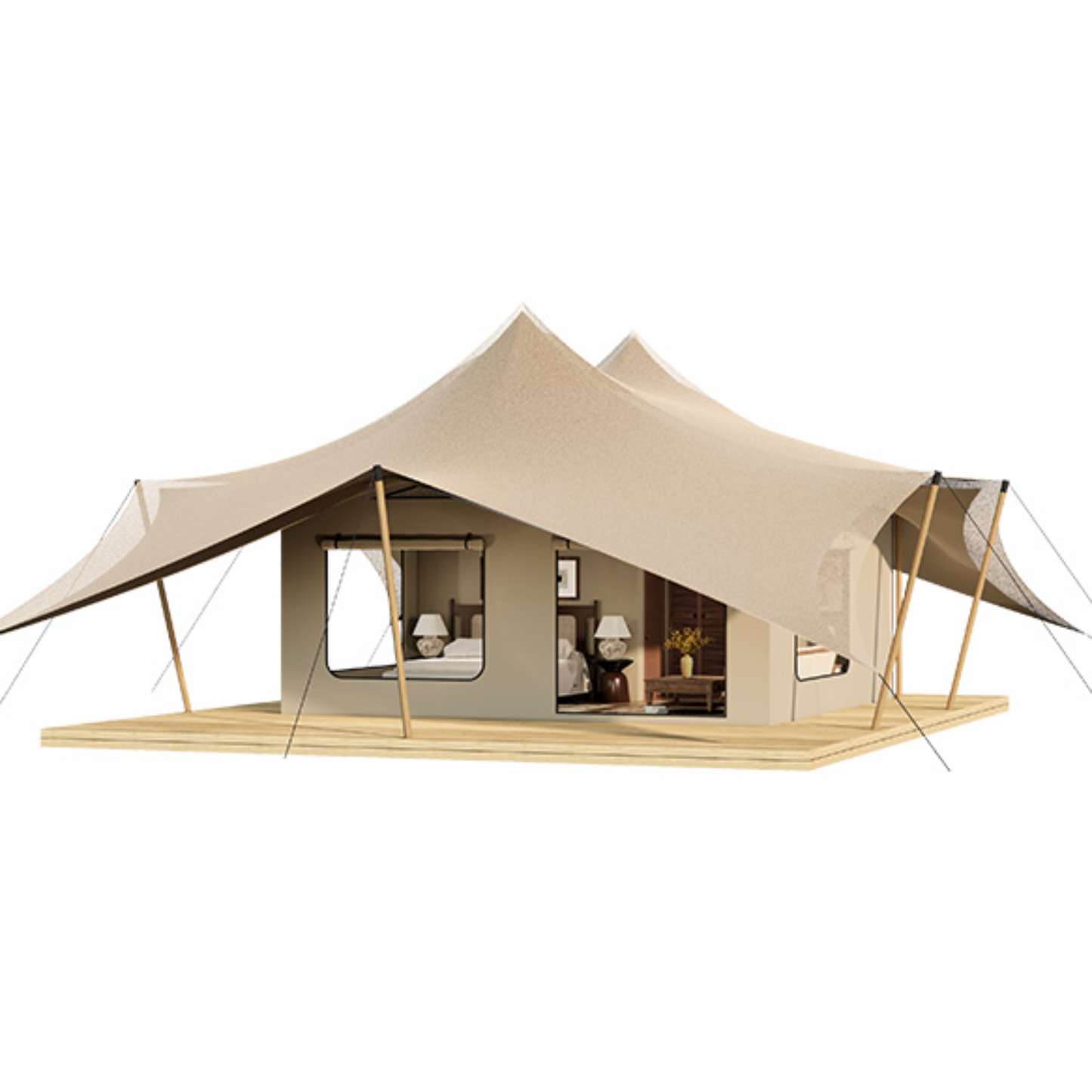 GR36 - Large-Scale Safari Tent Model