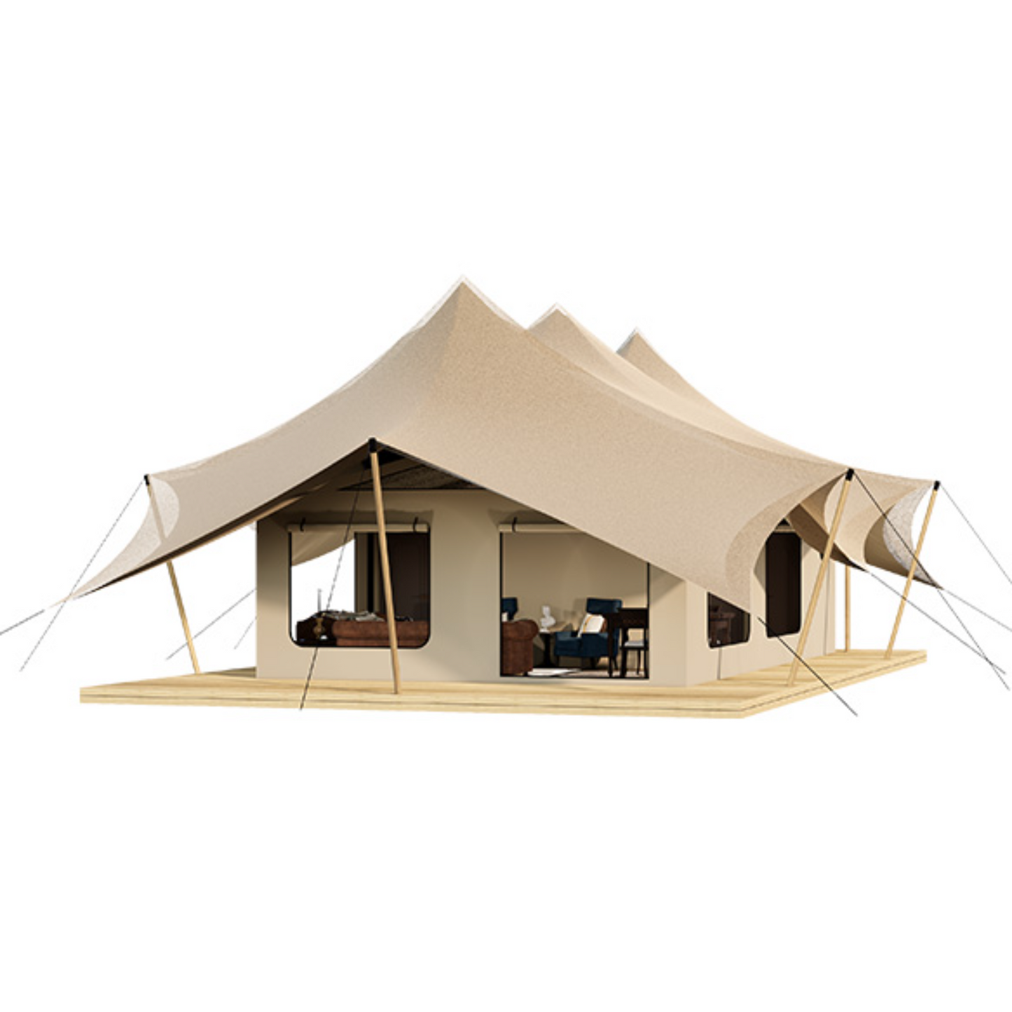 GR60 - High-Capacity Safari Tent Model