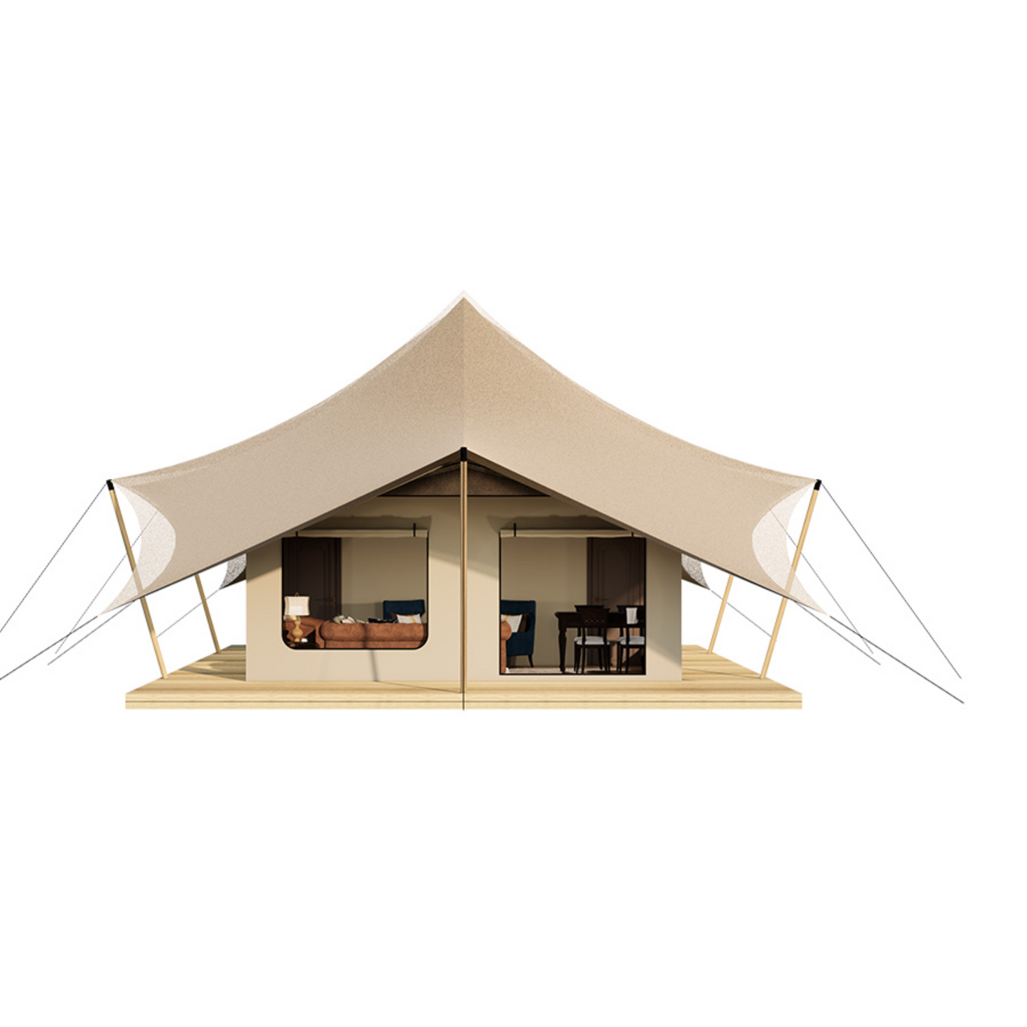 GR60 - High-Capacity Safari Tent Model