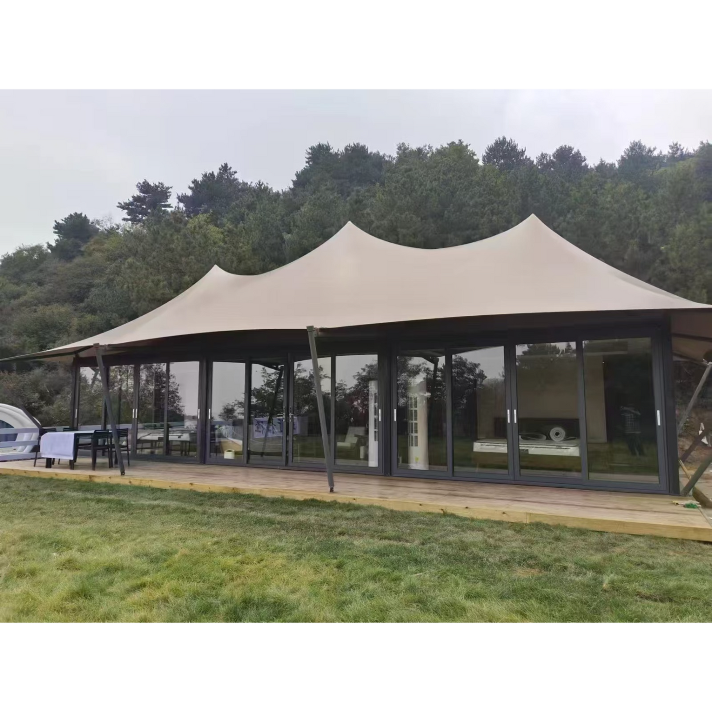 M74 - Large Three-Peak M Series Lodge Tent