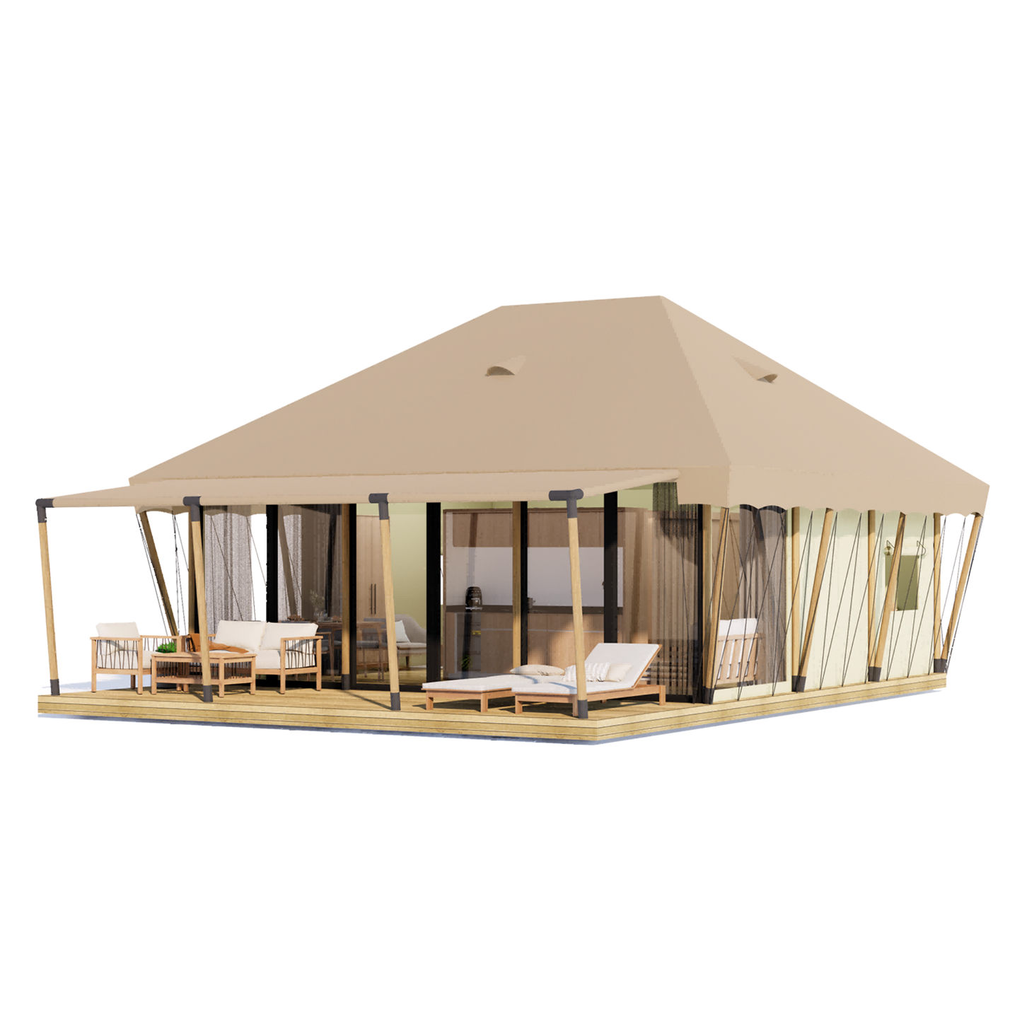 SX49 - Deluxe Glamping Safari Tent