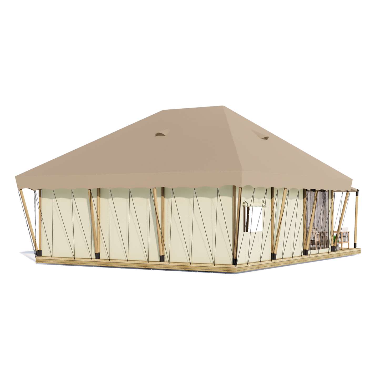 SX49 - Deluxe Glamping Safari Tent