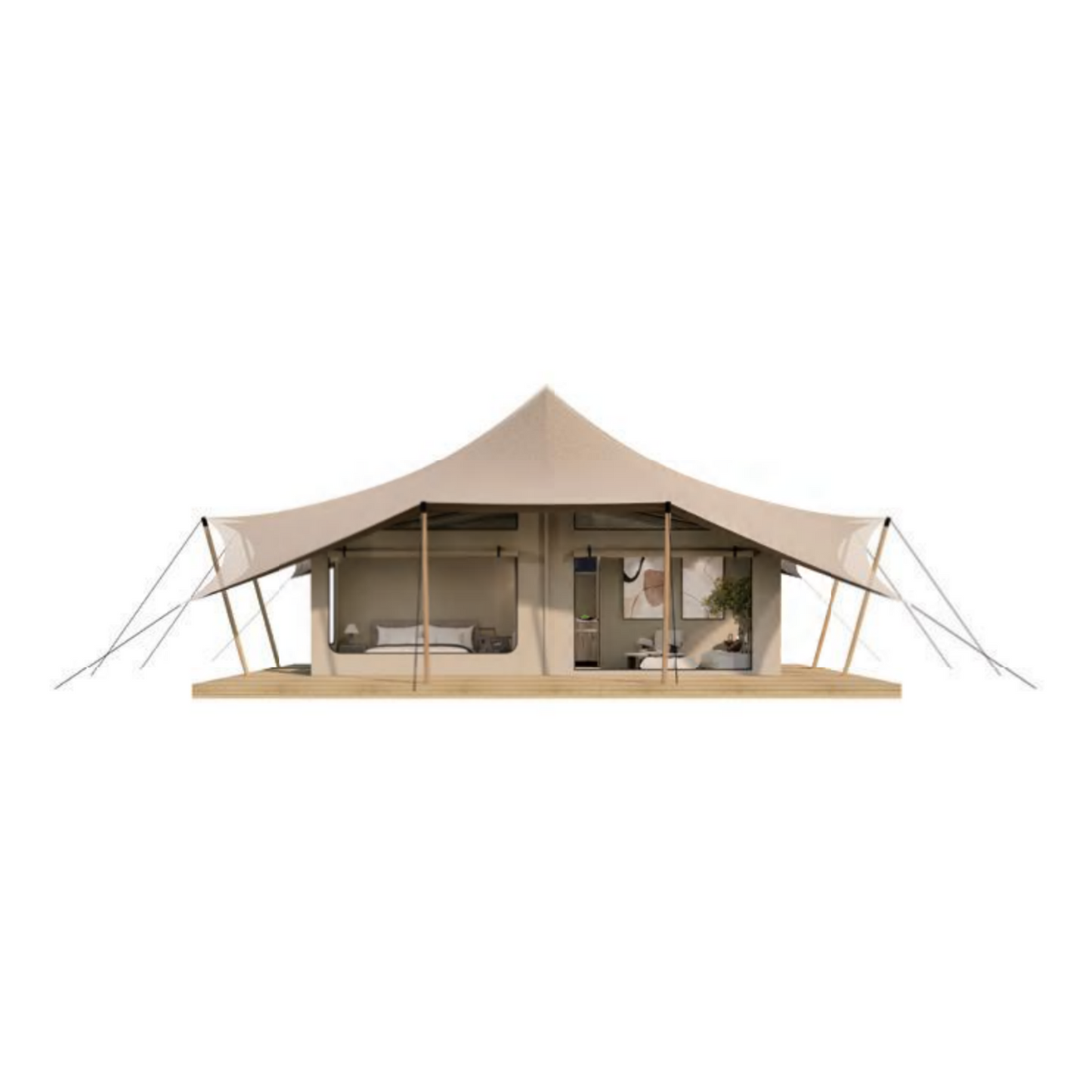DR55 - Large Double Room Stretch Tent
