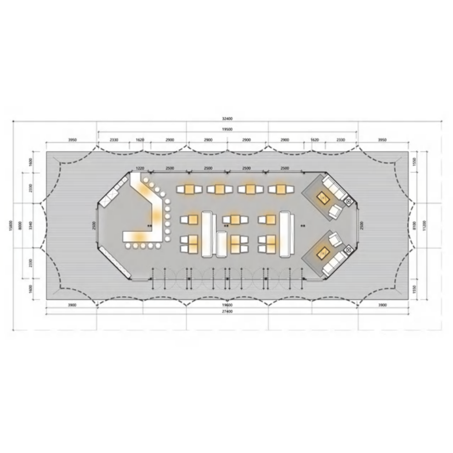 ER145 - Deluxe Executive Room Stretch Tent