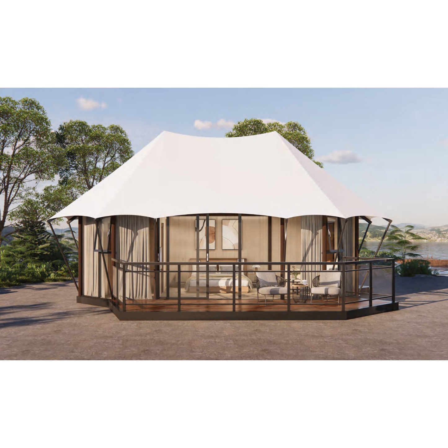 H28 - Standard Luxury H Series Safari Lodge Tent