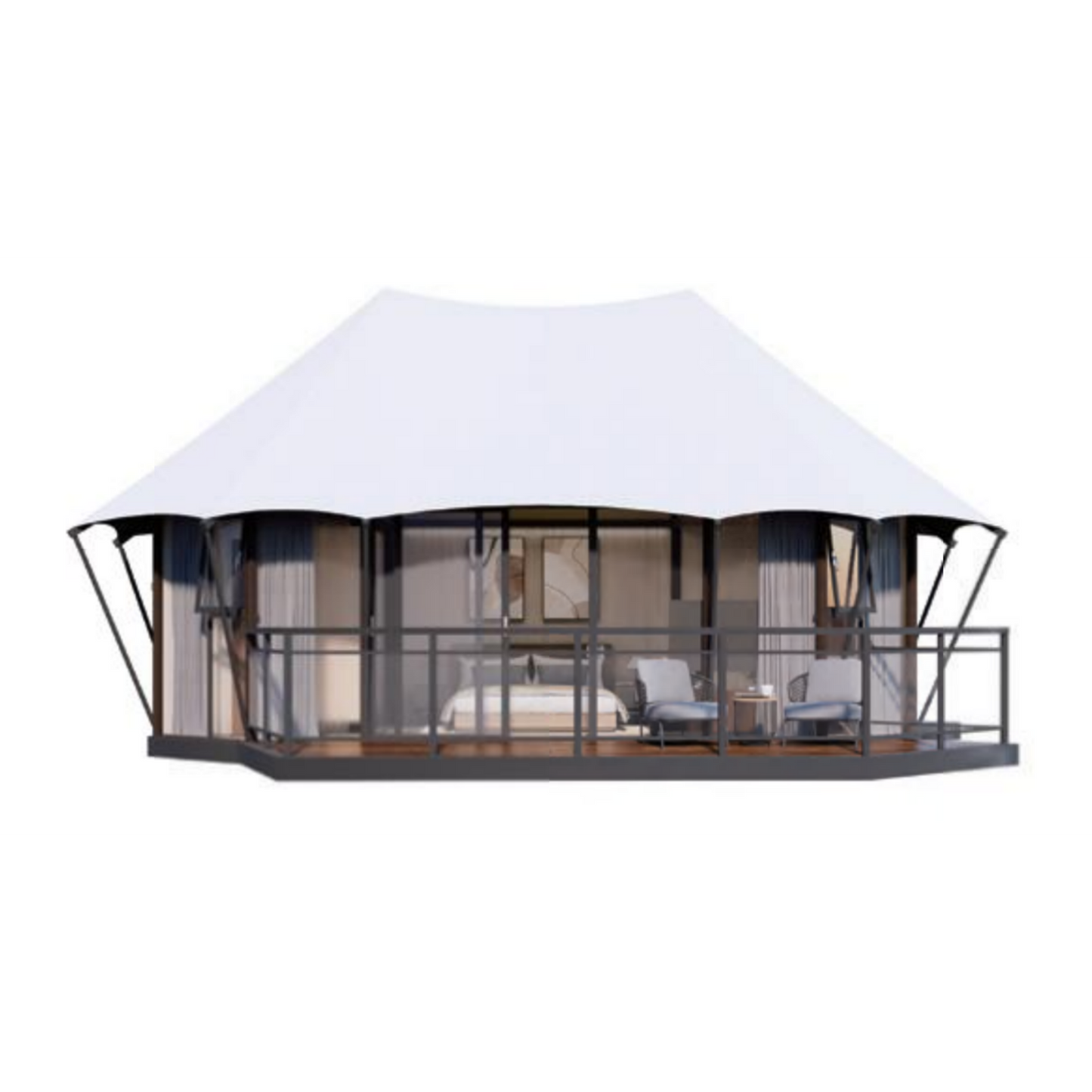 H28 - Standard Luxury H Series Safari Lodge Tent