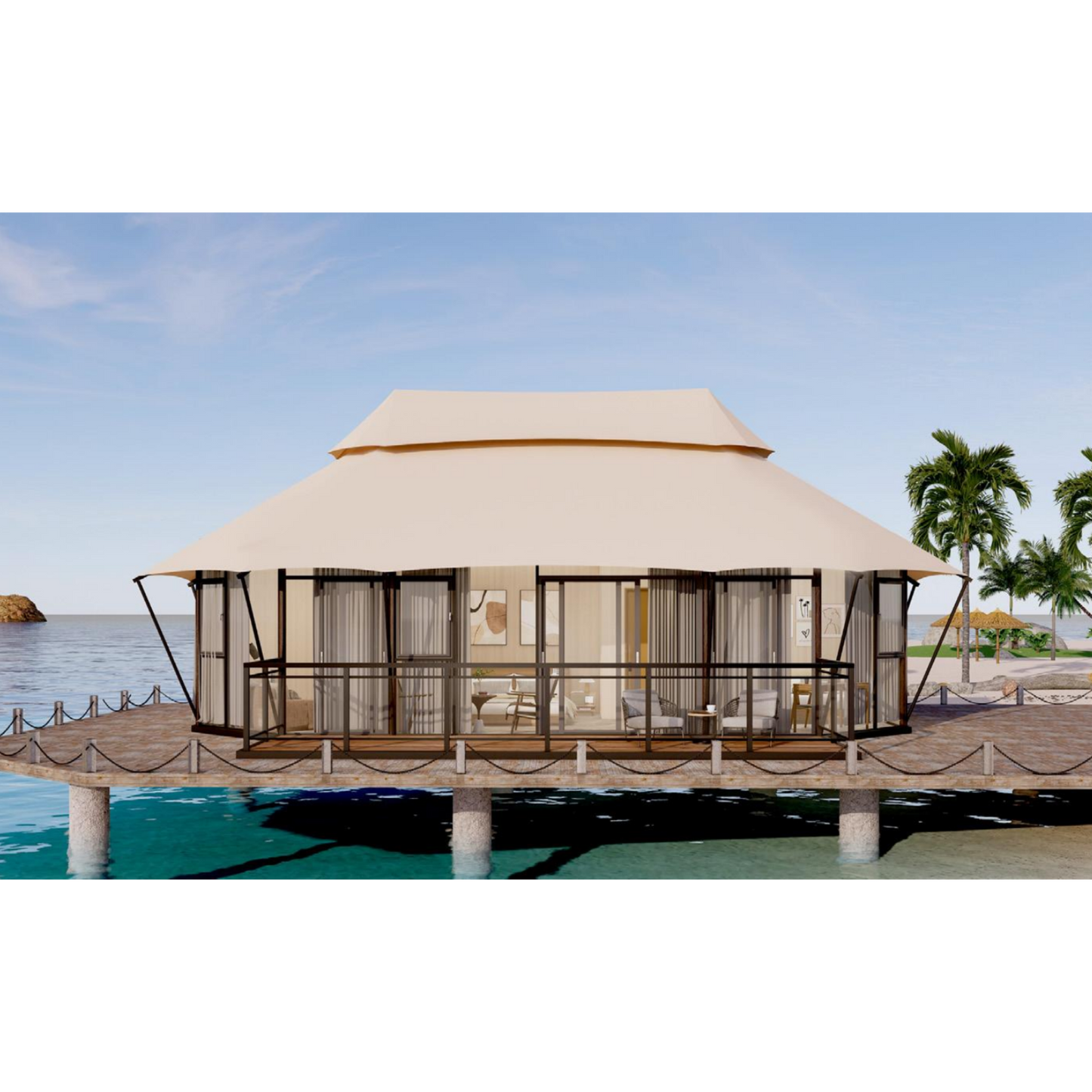 HX58 - Enhanced Luxury H Series Safari Lodge Tent