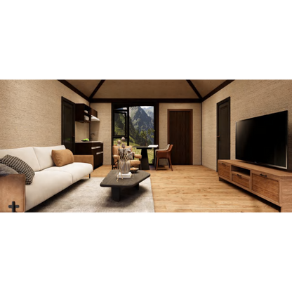 M74 - Large Three-Peak M Series Safari Lodge Tent